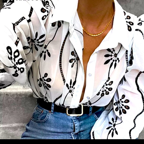 NWT button down shirt size 8-10 - Picture 1 of 10